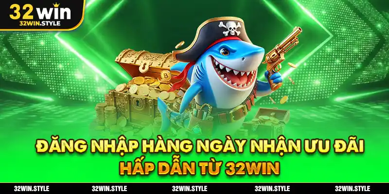 Đăng Nhập Hàng Ngày Nhận Ưu Đãi Hấp Dẫn Từ 32WIN